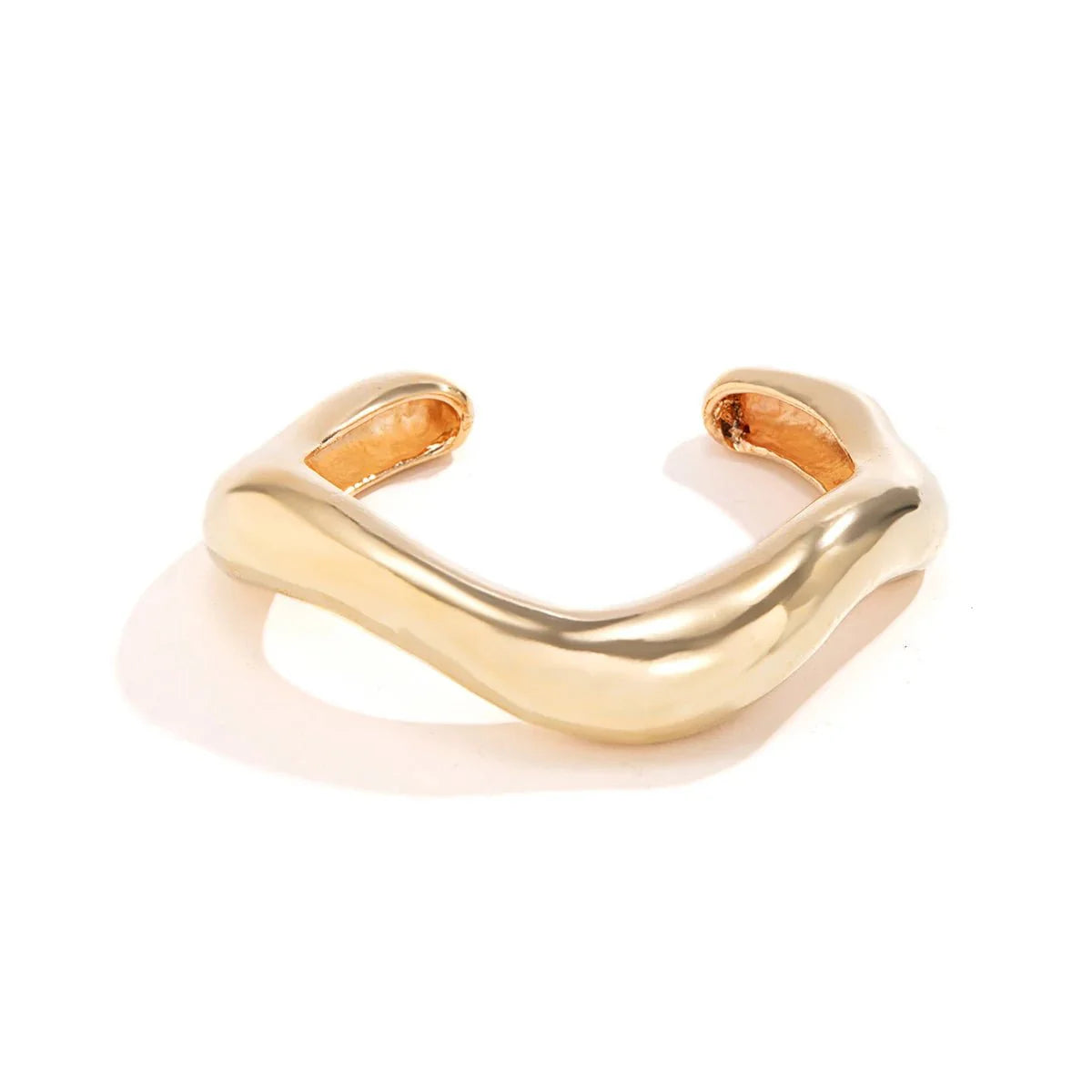 Statement Chunky Wave Bracelets - Aryomi