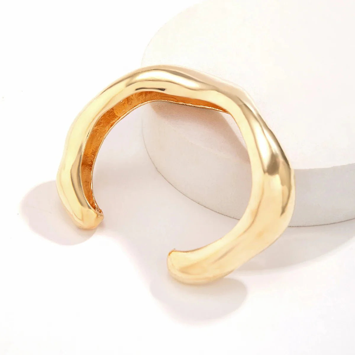 Statement Chunky Wave Bracelets - Aryomi